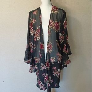 Live 4 Truth Floral Kimono Size 2X